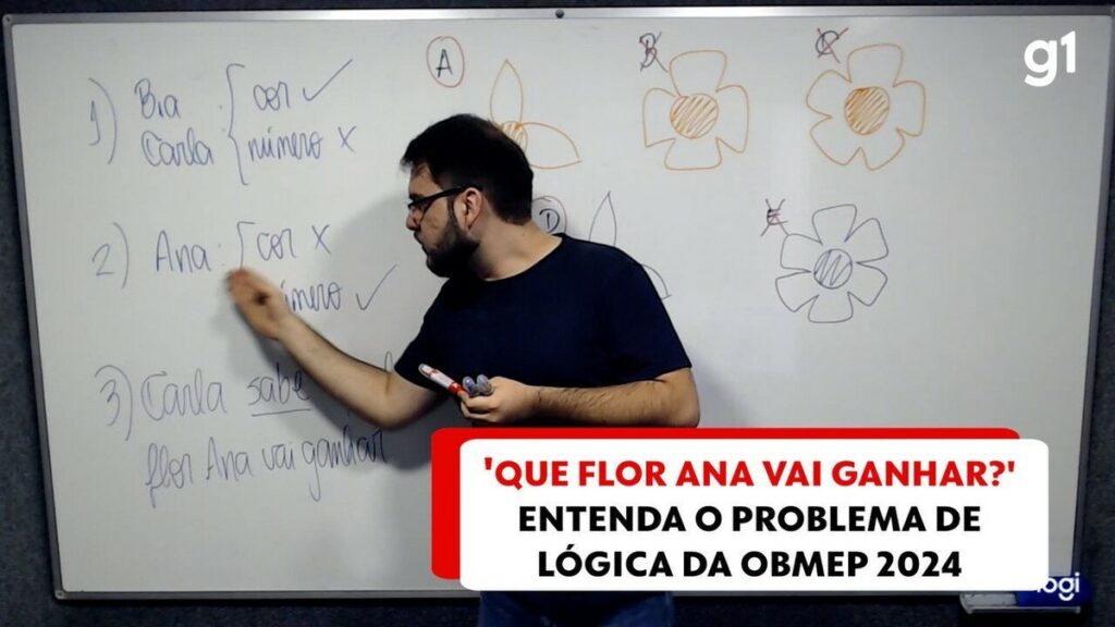 'Qual flor Ana vai ganhar?' Veja se você acerta questão que viralizou após prova de olimpíada de matemática