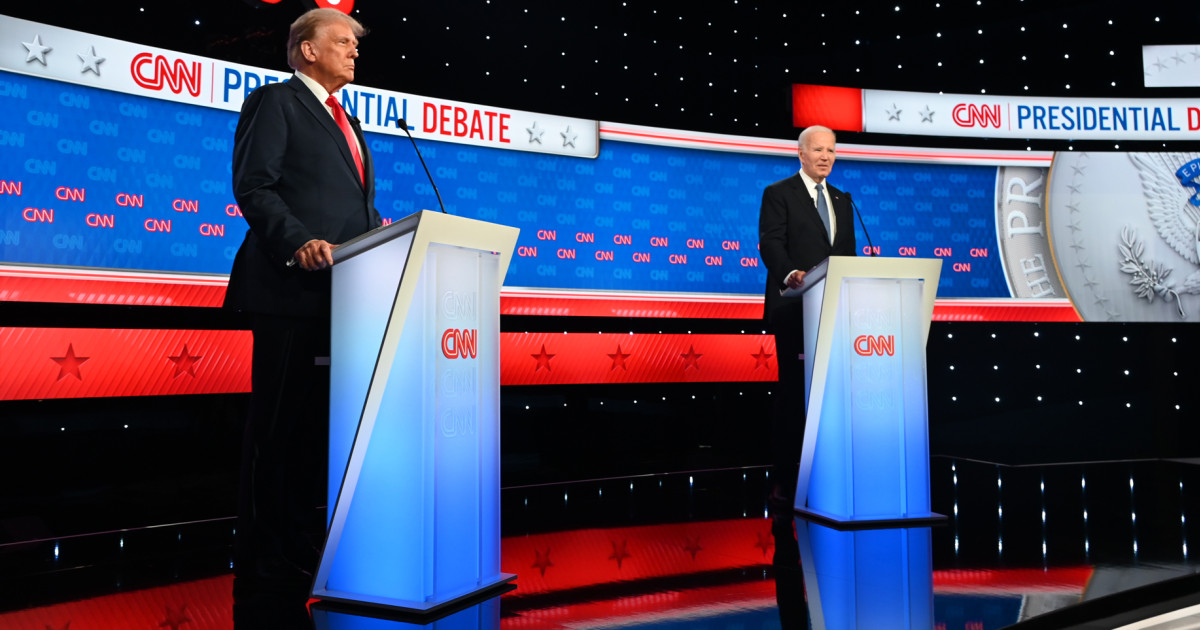 As consequências do debate prejudicam Biden e o Partido Democrata — mas o confronto individual com Trump permanece inalterado