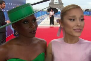 As estrelas de 'Wicked', Ariana Grande e Cynthia Erivo, provocam o próximo filme nas Olimpíadas de Paris