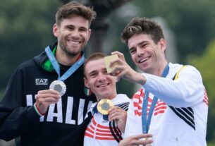 Belgas dominam pódio do ciclismo masculino no primeiro dia de ação em Paris