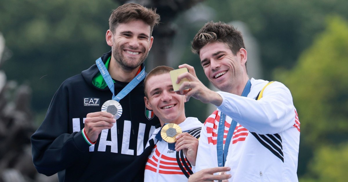 Belgas dominam pódio do ciclismo masculino no primeiro dia de ação em Paris