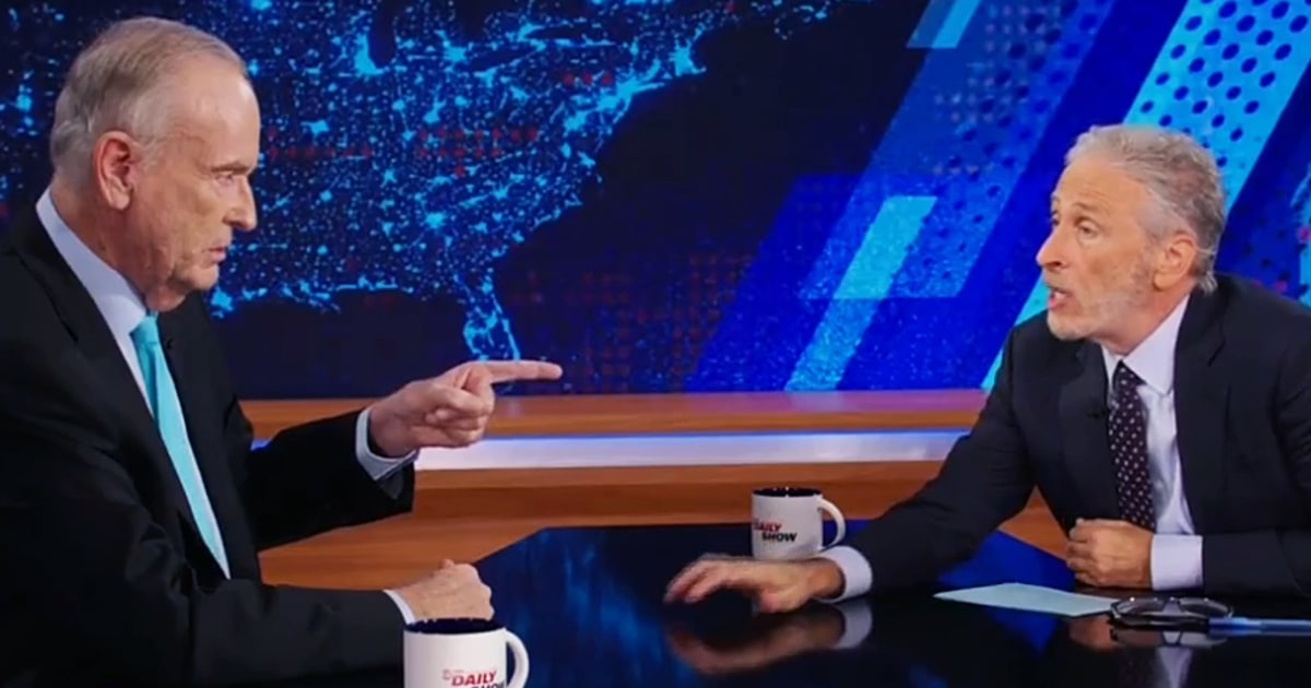 Bill O'Reilly retorna para lutar com Jon Stewart no 'The Daily Show' após uma década