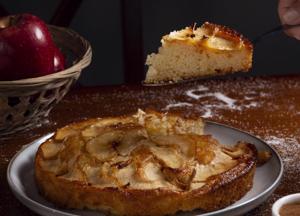 Bolo de Maçã com Canela