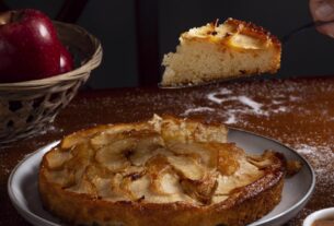 Bolo de Maçã com Canela