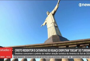 Cristo Redentor e Cataratas do Iguaçu disputam ‘Oscar’ do Turismo