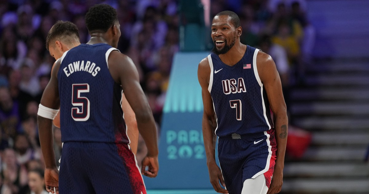 Destaques completos de Kevin Durant da vitória do basquete dos EUA nas Olimpíadas contra a Sérvia