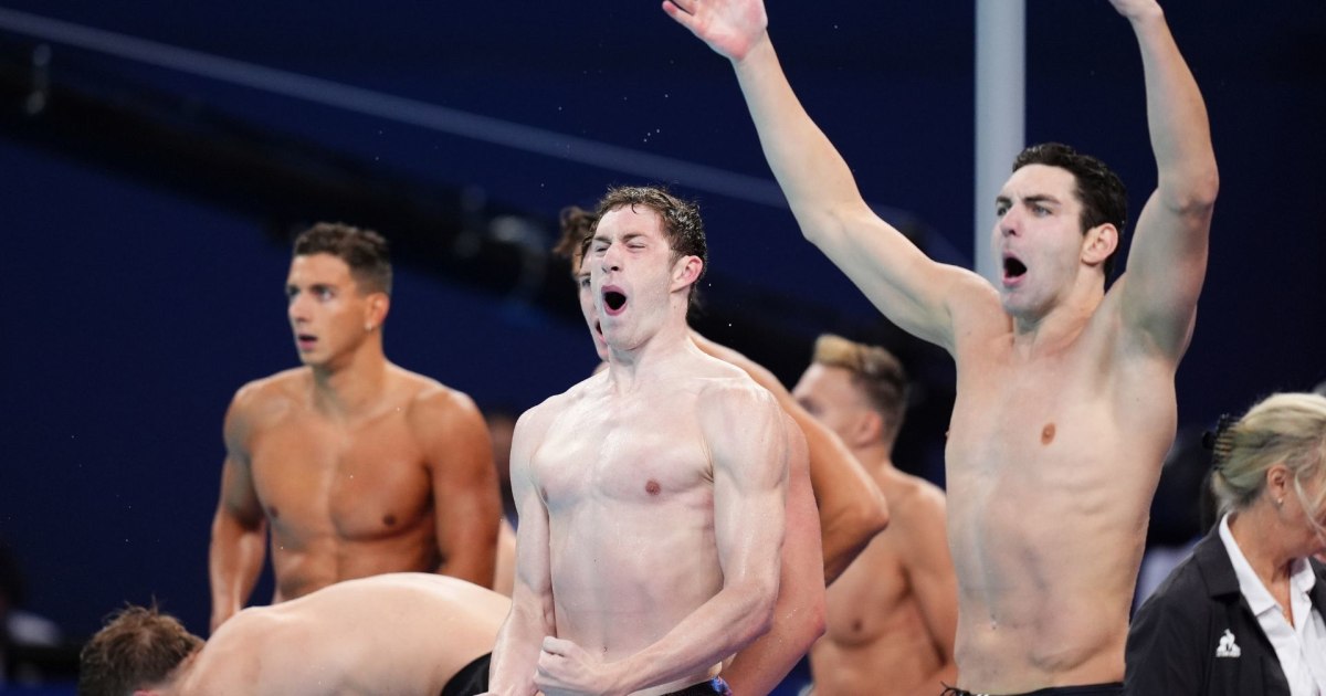 Dressel, revezamento 4x100m masculino conquista o primeiro ouro da equipe dos EUA em Paris