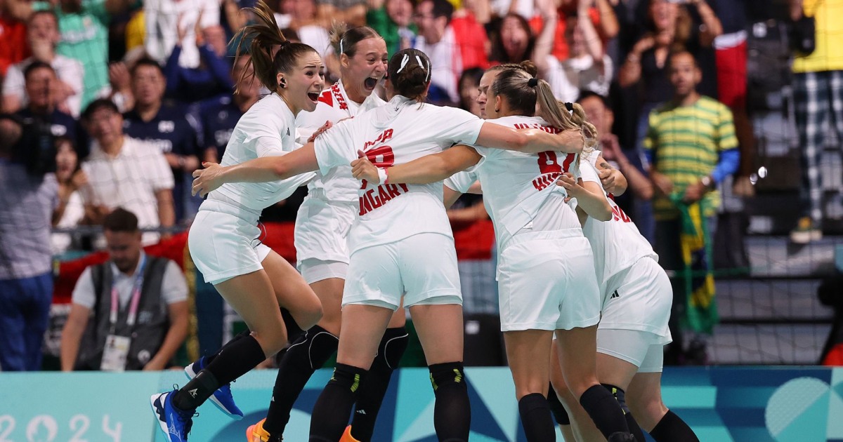 Handebol feminino da Hungria se recuperou e marcou um gol no último segundo contra o Brasil