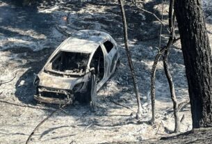 Homem empurrando carro em chamas em barranco iniciou incêndio em Park, queimando mais de 70.000 acres na Califórnia