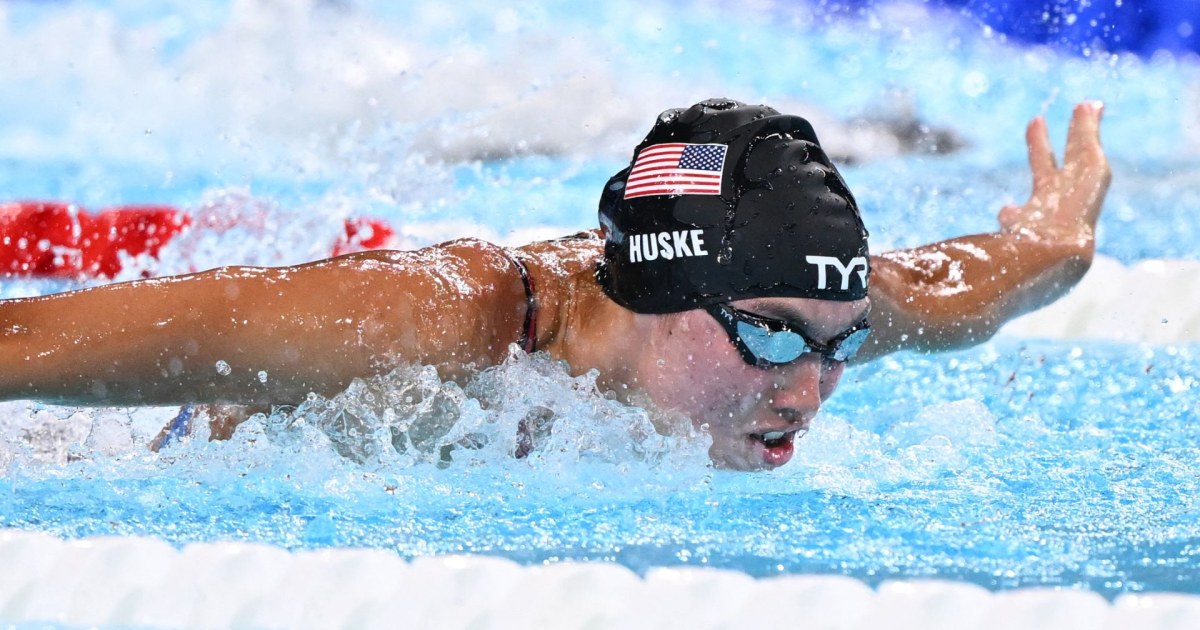 Huske e Walsh, da equipe dos EUA, vencem por 2 a 1 na final dos 100m borboleta feminino