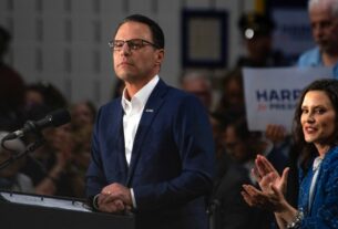 Josh Shapiro e Gretchen Whitmer se unem para apoiar Harris enquanto a disputa entre companheiros de chapa esquenta