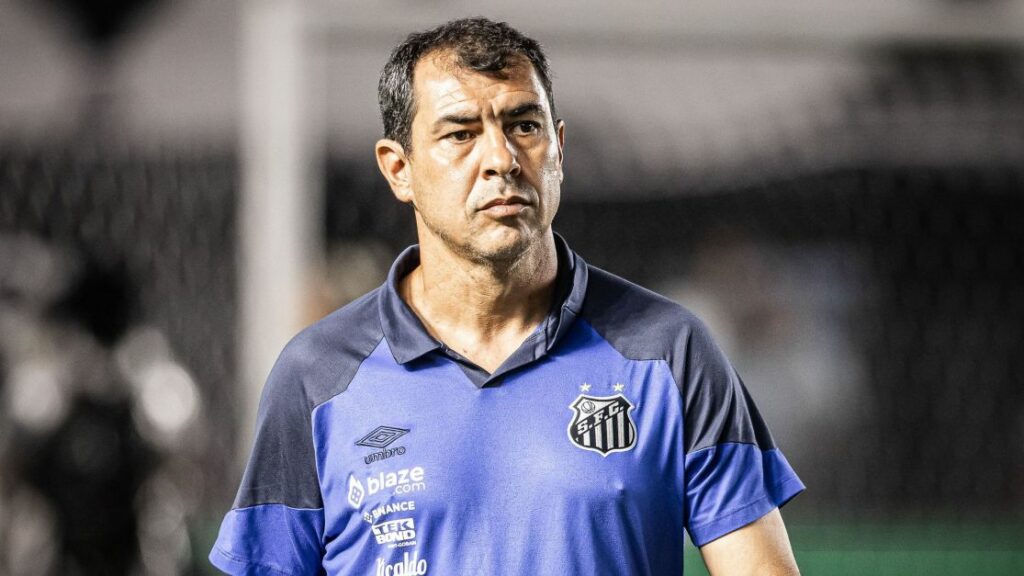 Líder, Carille exalta sequência invicta do Santos e projeta jogo com Coritiba