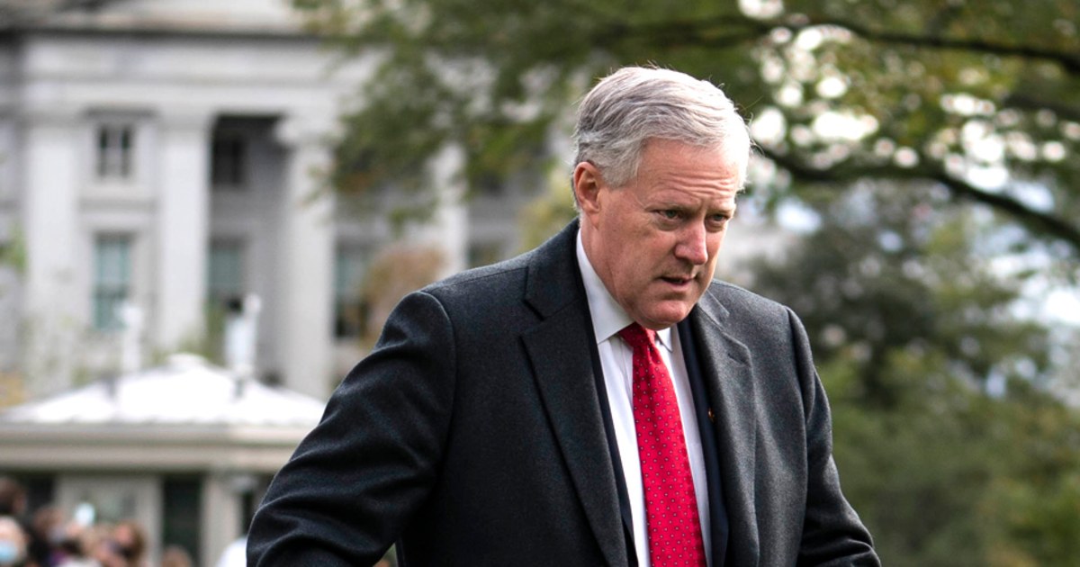 Mark Meadows pede à Suprema Corte que intervenha em seu caso de interferência eleitoral na Geórgia