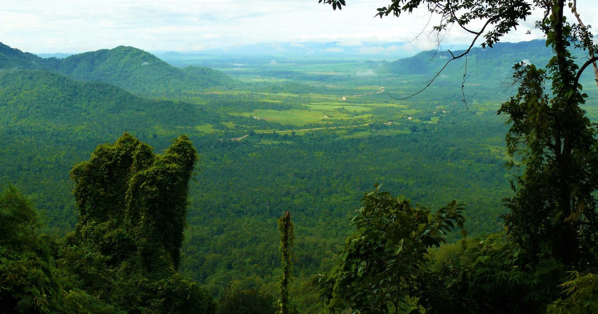 Nenhum sobrevivente visto após helicóptero cambojano ser visto caindo em montanha 17 dias após ser perdido