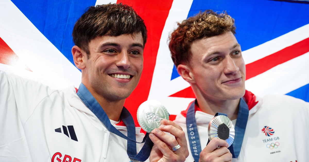 O homem de família Tom Daley tem o momento mais feliz mergulhando nas Olimpíadas de Paris