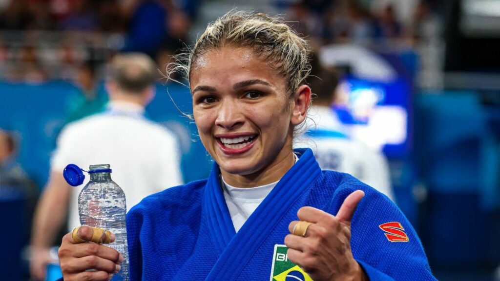 Olimpíada: Larissa Pimenta conquista a medalha de bronze no judô