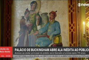 Palácio de Buckingham abre salas para visitas públicas com ingresso a partir de R$ 520