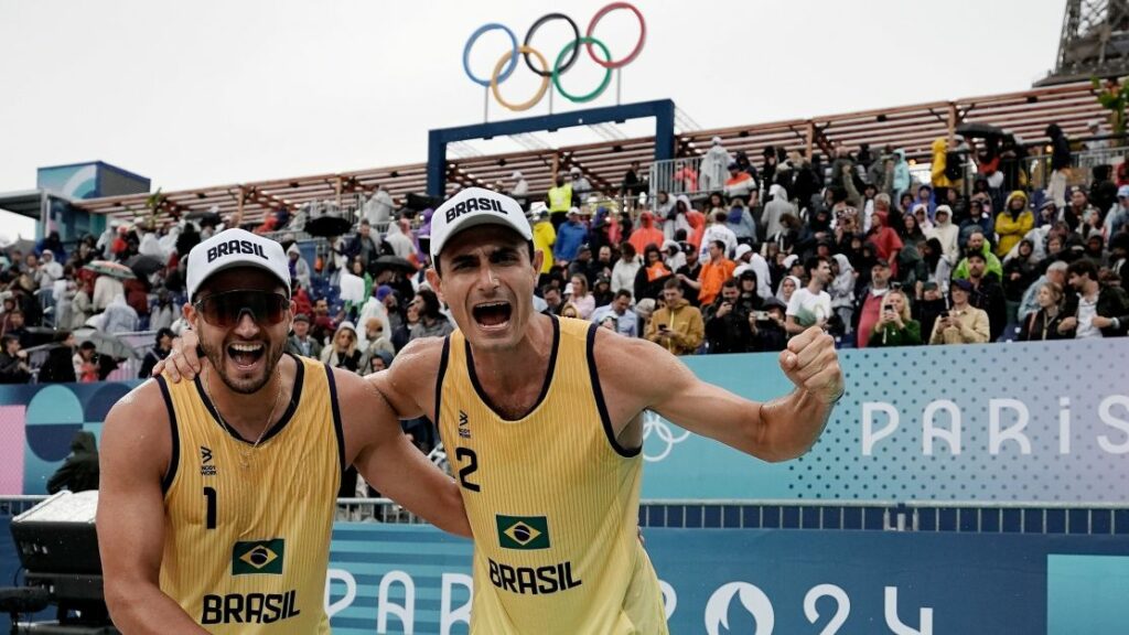 Paris 2024: dupla brasileira estreia com vitória no vôlei de praia