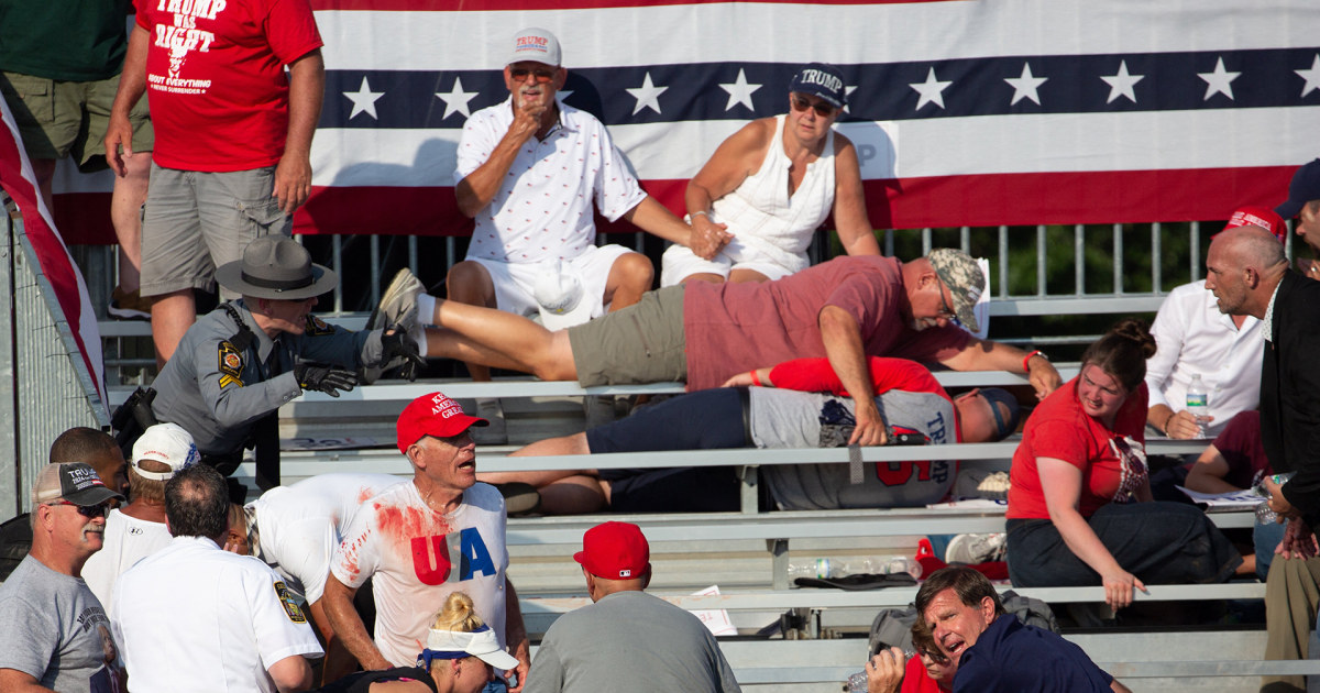 Participantes do comício de Trump passaram de confusos a chocados após tentativa de assassinato