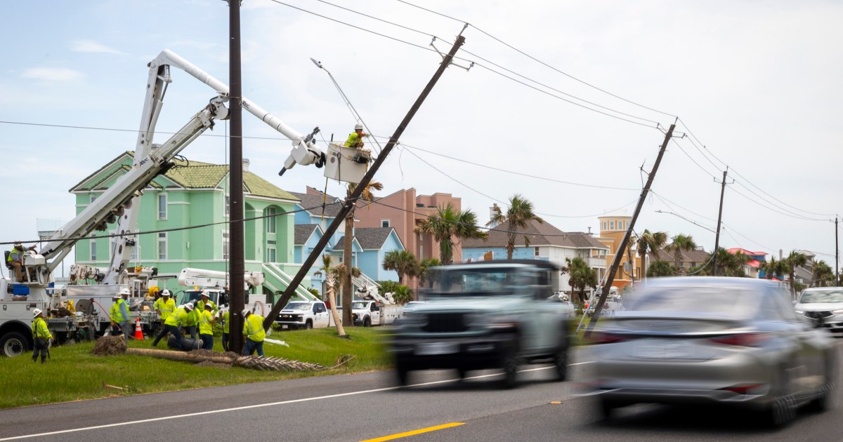 Quase 300.000 ainda sem energia uma semana após o furacão Beryl devastar o Texas