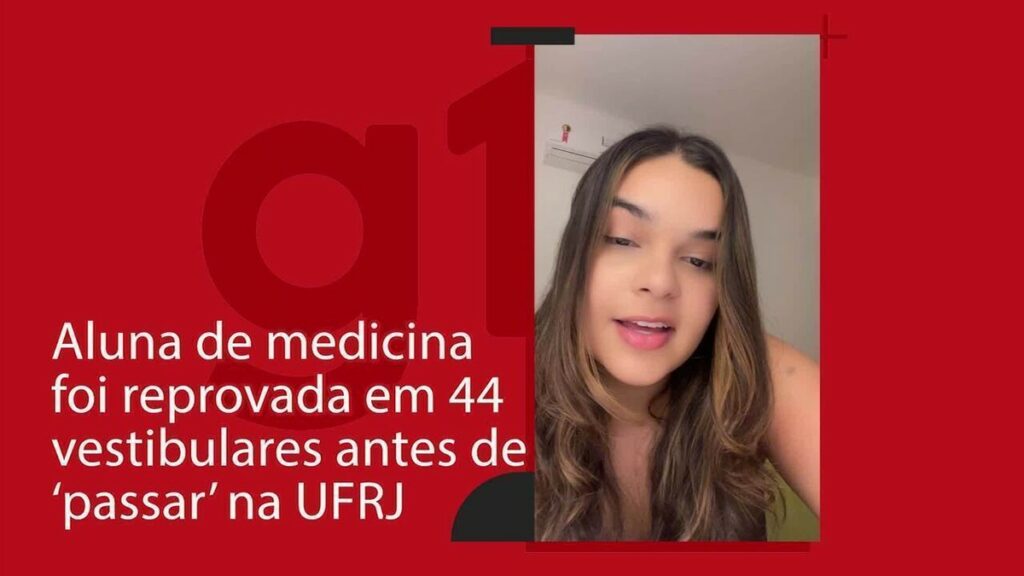 Reprovada em 44 vestibulares, jovem dá dicas de estudo após passar em medicina na UFRJ: 'Achei que meu dia nunca chegaria'