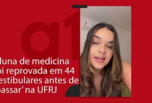 Reprovada em 44 vestibulares, jovem dá dicas de estudo após passar em medicina na UFRJ: 'Achei que meu dia nunca chegaria'