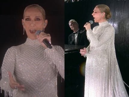 Celine Dion, afastada dos palcos há cinco anos, se apresenta na abertura da Olimpíada de Paris