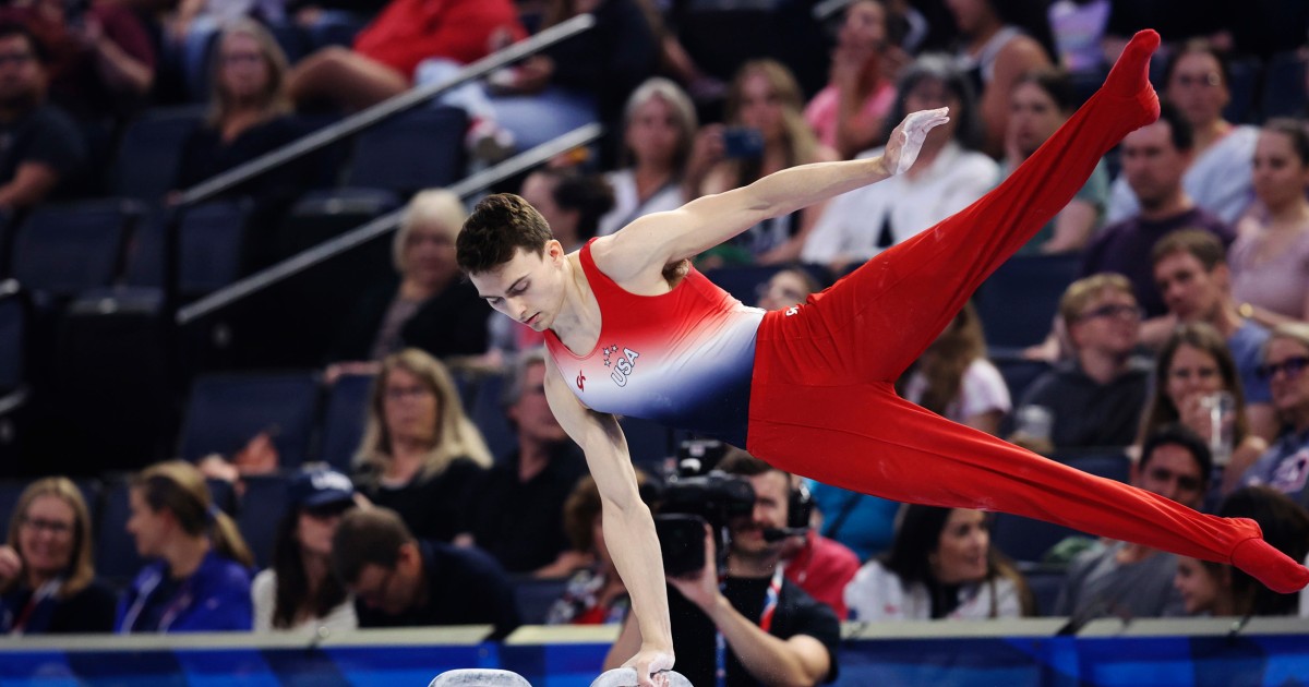 Stephen Nedoroscik tem apenas um evento — e isso pode render uma medalha à equipe masculina de ginástica dos EUA