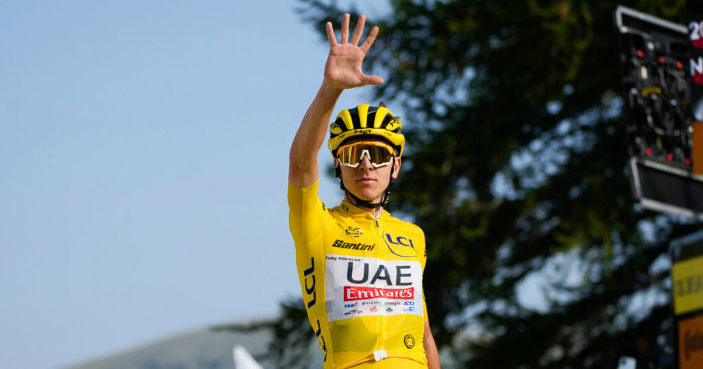 Tadej Pogacar vence o Tour de France pela 3ª vez e em grande estilo com uma vitória no contrarrelógio