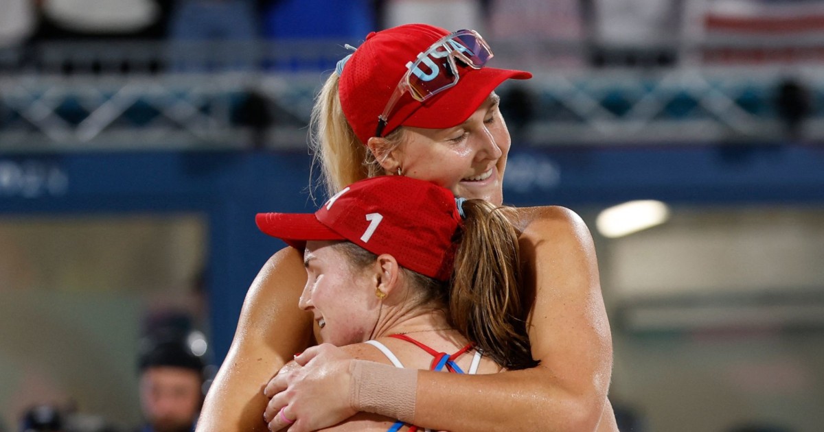 Taryn Kloth e Kristen Nuss dos EUA brilham na vitória do vôlei de praia contra a Austrália