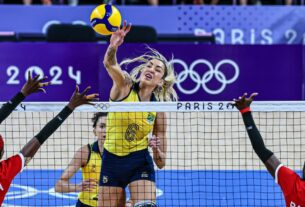 Thaísa dá recado e anima torcida do Brasil após vitória sobre o Quênia em Paris