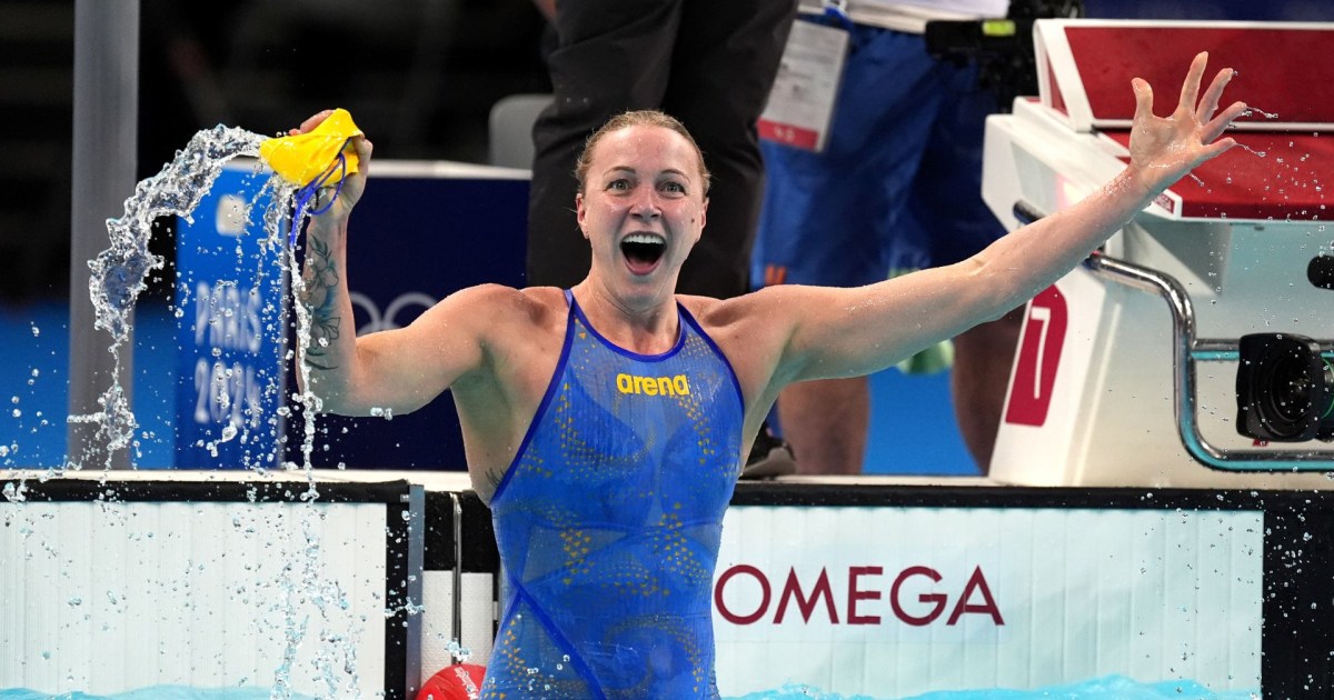 Torri Huske ganha prata na final dos 100m livre feminino, Sjostrom ouro