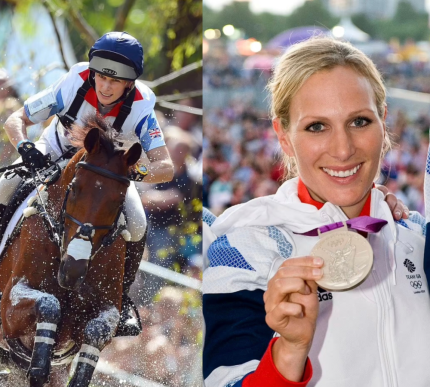 Zara Tindall nos Jogos Olímpicos. Foto: Montagem/ Reprodução/ Dailymail