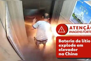 Vídeo mostra bateria de lítio explodindo em elevador da China; saiba como evitar acidentes | Educação