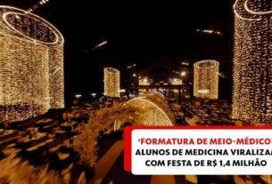 'Formatura de meio-médico': alunos de medicina fazem festa de R$ 1,4 milhão para comemorar a metade do curso