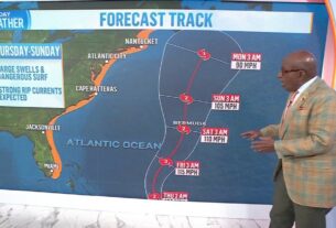 A tempestade tropical Ernesto ganha força: para onde está indo