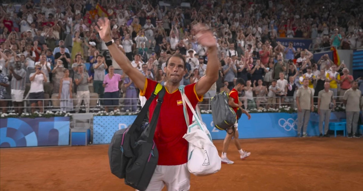 A última onda olímpica do bicampeão olímpico Rafael Nadal