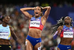 Americana Gabby Thomas ganha medalha de ouro nos 200 metros