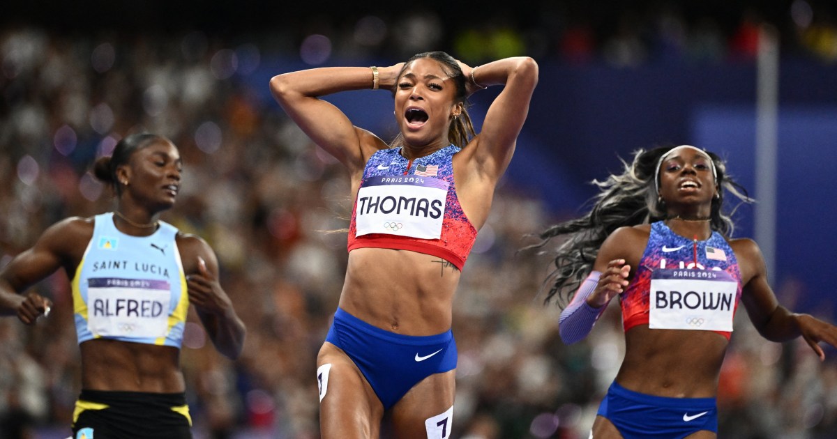 Americana Gabby Thomas ganha medalha de ouro nos 200 metros