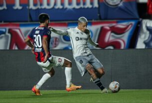 Atlético-MG sai atrás, mas busca empate com San Lorenzo na Libertadores