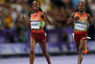 Beatrice Chebet domina a reta final e vence a final olímpica dos 5000m em Paris