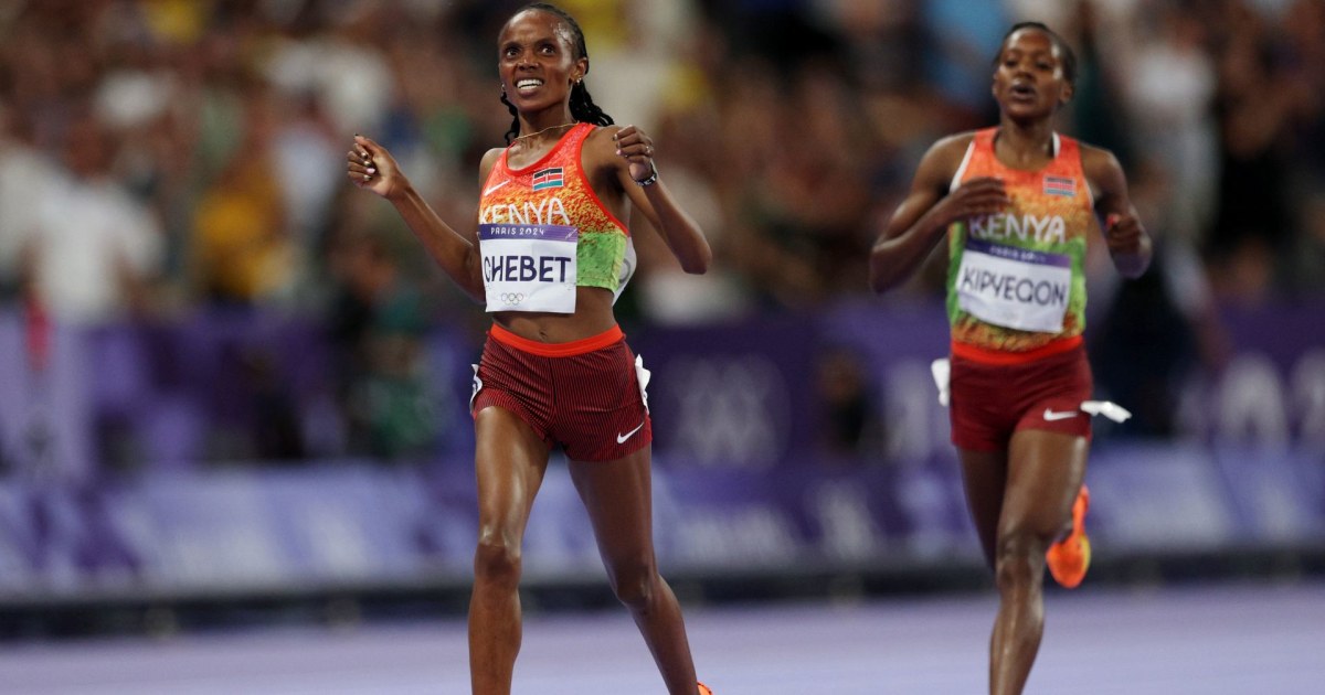 Beatrice Chebet domina a reta final e vence a final olímpica dos 5000m em Paris