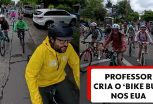 'Bike Bus': professor cria projeto para levar crianças para escola de bicicleta e atrai dezenas de estudantes | Educação