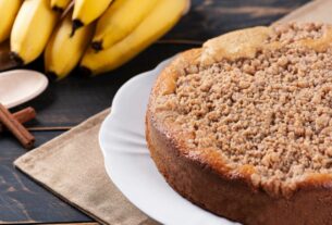 Bolo de Banana com Cravo da Índia e Canela