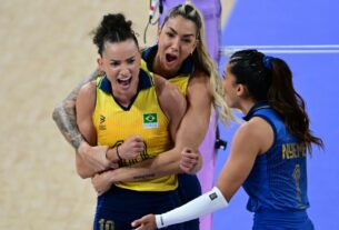 Brasil vence a Turquia no vôlei feminino e conquista o bronze em Paris 2024