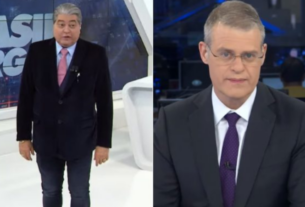 Datena se exalta em debate na Band e confronta apresentador ao vivo