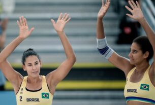 Duda e Ana Patrícia garantem disputa por medalha no vôlei de praia