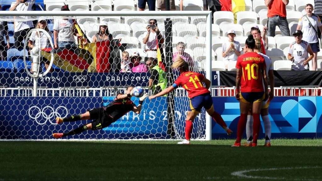 Espanha perde pênalti no último lance e fica sem medalha no futebol feminino