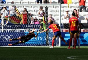 Espanha perde pênalti no último lance e fica sem medalha no futebol feminino