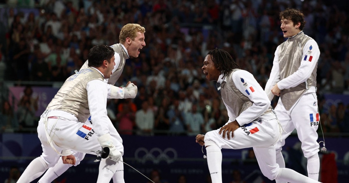 França derrota os EUA, atual medalhista de bronze, no florete masculino por equipes